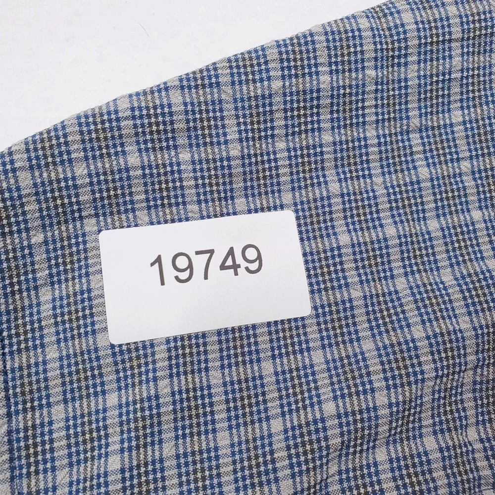 North Face Shirt Mens Medium Gray Blue Plaid Button Down Stretch Outdoor Pocket